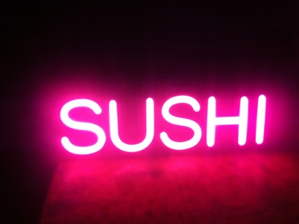 Neon Wewnętrzny- Logo Sushi
